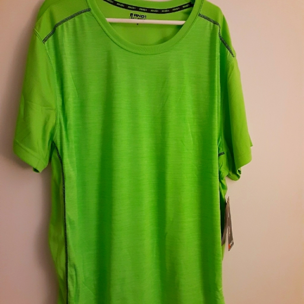 ANDI BASKETBALL JERSEY IN NEON GREEN IN SIZE 2XL